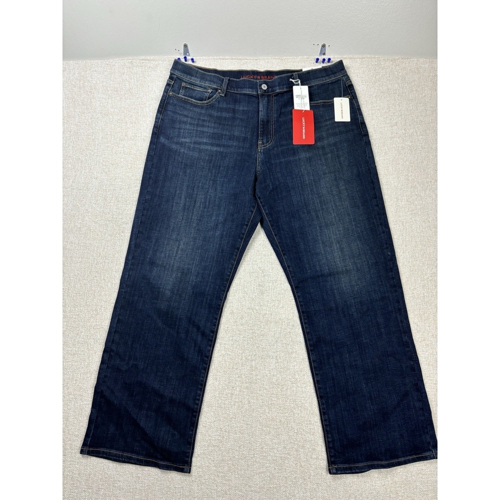 Lucky Brand Men’s Relaxed Jeans - Dark Indigo Blue